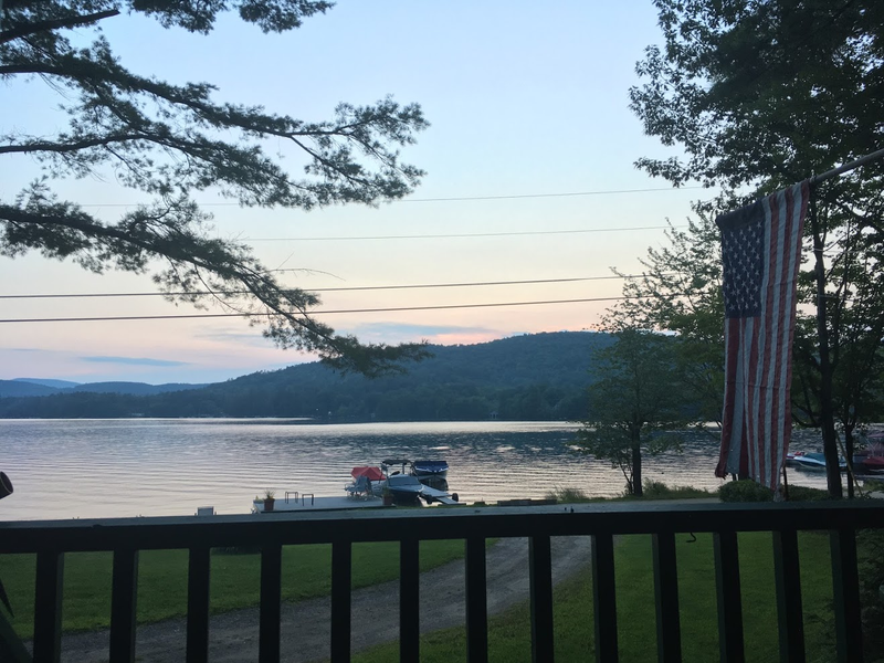 the view from our porch all week